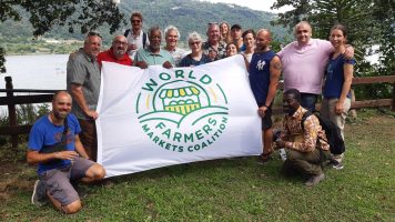 WFMC Flag at markets around the world