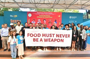 Youth Launch Global Manifesto for Local Food Transformation at FAO Exhibition