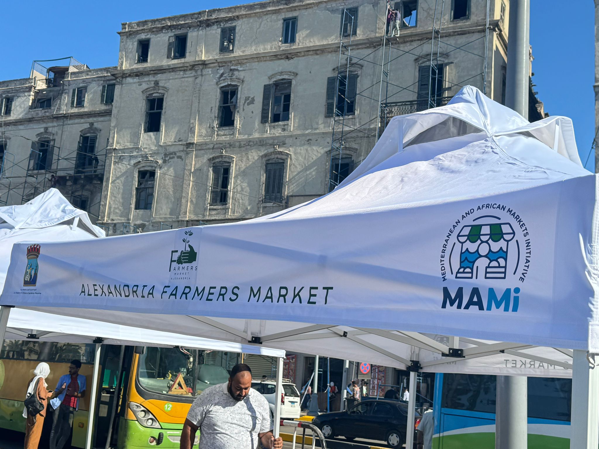 AFRICA: SATURDAY, 26/10 IN ALEXANDRIA EGYPT THE FIRST FARMERS MARKET WITH THE MAMI PROJECT