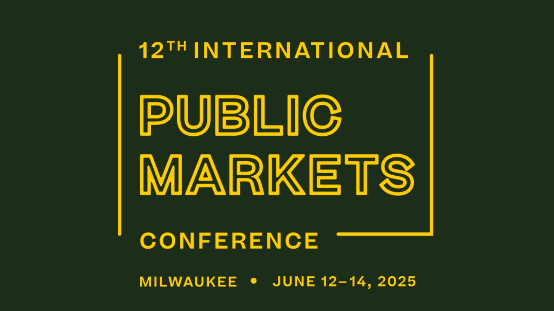 World Farmers Markets Coalition to Speak at the 12th International Public Markets Conference